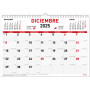 Planning Mensual Espiral 43x31 cm Myrga 2026