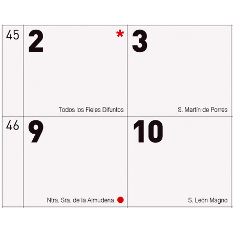 Planning Mensual Espacio Diario para Notas 
