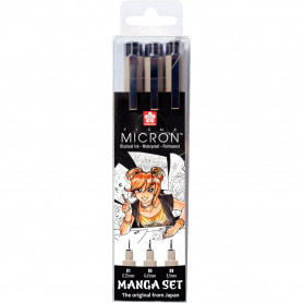 Set Rotuladores Manga Pigma Micron Sakura