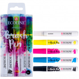 Ecoline Brushpen Set Colores Primarios