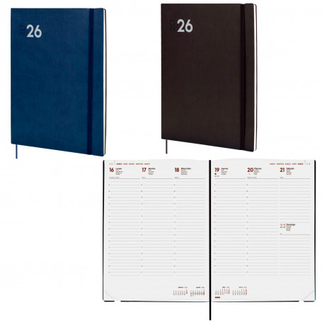 Agenda Mara Y12 Semana Vista Vertical Finocam 2026