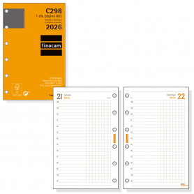 Recambio Día Página Classic C298 Finocam 2026