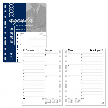 Recambio Día Página Multifin 3002 Finocam 2026