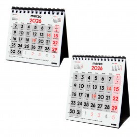 Calendario Sobremesa Números Grandes Finocam 2026