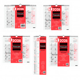 Calendario Pared para Escribir Finocam 2026