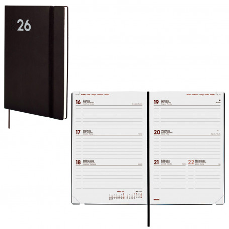 Agenda Mara Y10 Semana Vista Horizontal Finocam 2026