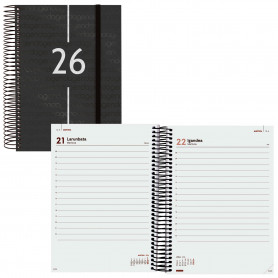 Agenda Year E10 Día Página Euskera Finocam 2026