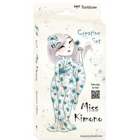 Set Japonés Miss Kimono Edición Limitada Tombow