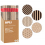 Rollo Papel Regalo Black&White 70 x 200 cm Apli
