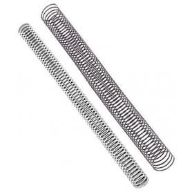 Pack de 100 espirales metálicas plata 6 mm