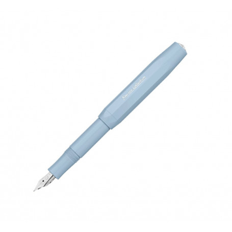 Estilográfica Sport Azul Pastel Kaweco Plumín acero