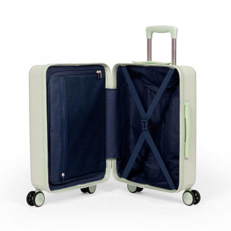 Maleta Cabina Rígida 55cm Milan 430 Since 1918 Interior con bolsillo y cintas de sujección