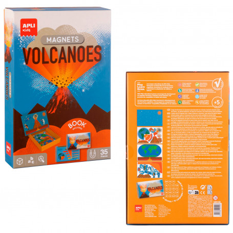 Juegos Magnéticos +5 años Apli Kids Volcanes