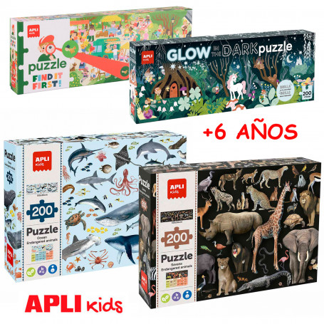 Puzle 200 Piezas Apli Kids