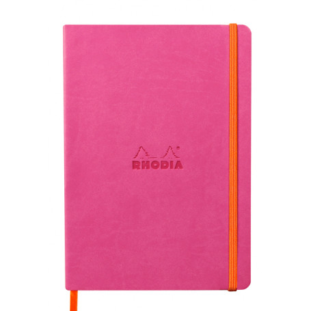 Libreta Rodhia Tapa Blanda A5 Rayado Fuchsia
