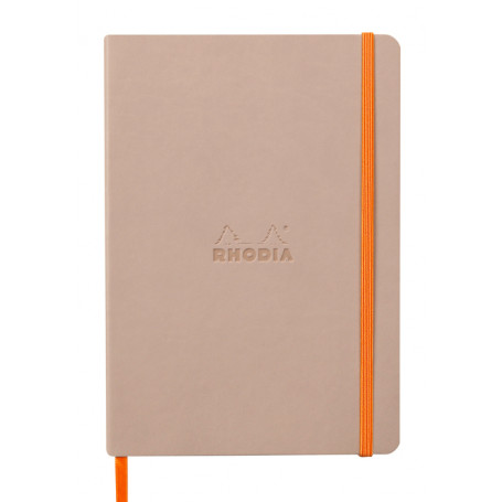 Libreta Rodhia Tapa Blanda A5 Rayado Touche de Rose