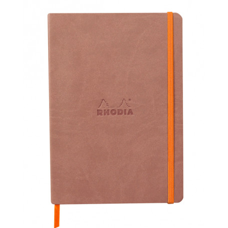 Libreta Rodhia Tapa Blanda A5 Rayado Boise de Rose
