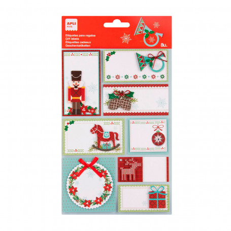 Etiquetas Regalos Navidad Apli Kids Modelo Cascanueces
