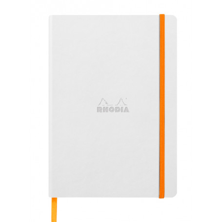 Libreta Rodhia Tapa Blanda A5 Rayado Blanco