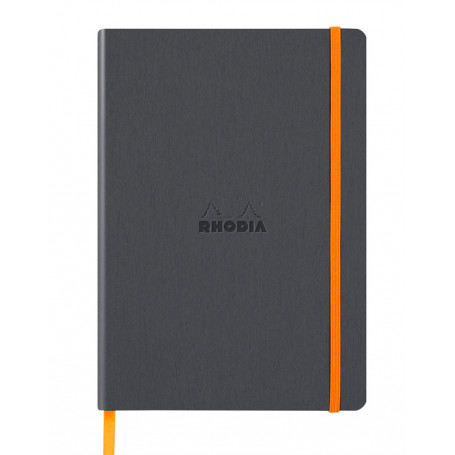 Libreta Rodhia Tapa Blanda A5 Rayado Rojo Coral