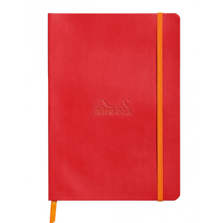 Libreta Rodhia Tapa Blanda A5 Rayado Amapola 