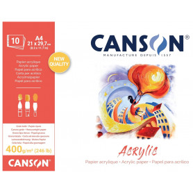 Bloc de Papel para Acrílico Canson A4