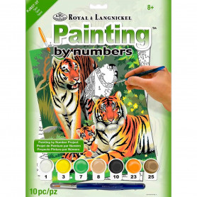 Pintar por Números Tigres
