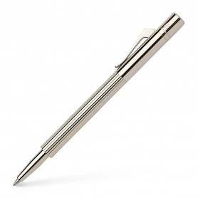 Bolígrafo Bolsillo Graf Von Faber-Castell Bañado en Platino