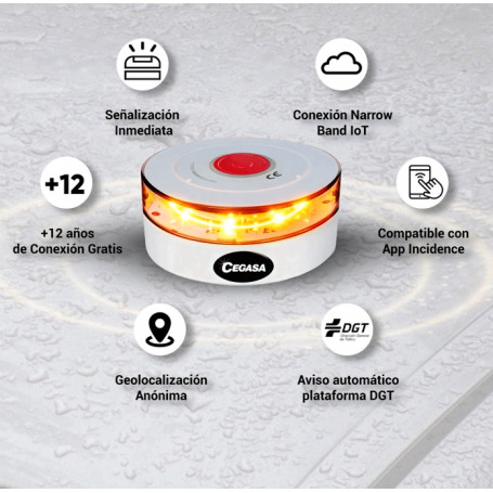 Luz de emergencia V16 conduce protejido