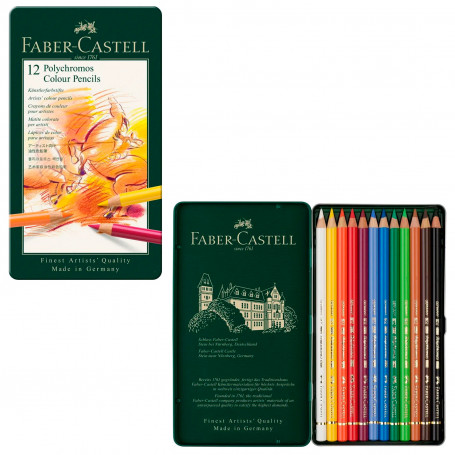 Set 12 Pinturas Polychromos