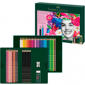Set Polychromos & Pitt Graphite Matt 40 PiezasFaber Castell