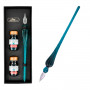 Set Pluma de Vidrio Esmeralda y Tintas Jacques Herbin
