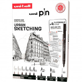 Set de Iniciación al Urban Sketching Uni Ball
