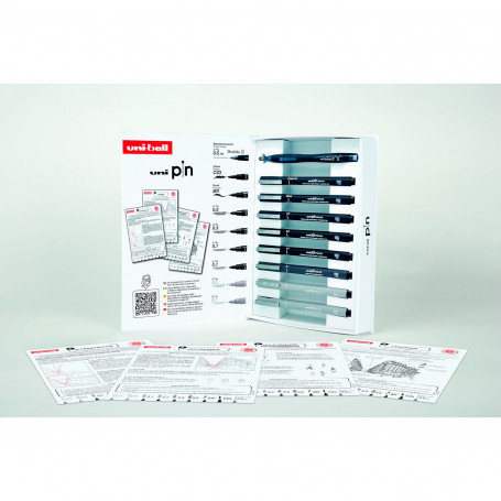 Set de Iniciación al Urban Sketching Uni Ball Contenido