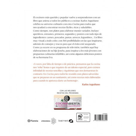 Cocina para Todos un salvavidas que se prepara en un santiamén