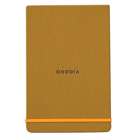 Bloc Tapa Rígida Wednotepad A5 Rayado Rhodia Oro