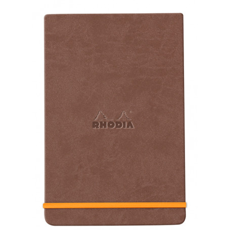 Bloc Tapa Rígida Wednotepad A5 Rayado Rhodia Chocolate 