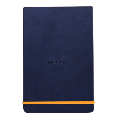 Bloc Tapa Rígida Wednotepad A5 Rayado Rhodia Azul Noche