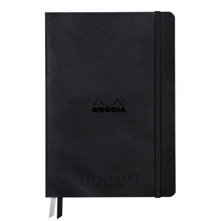Cuaderno Pasta Dura simil piel Italiano Goalbook Rhodia