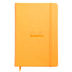 Cuaderno Rayado Tapa Dura 14x21 Rayado Naranja Webnotebook Rhodia