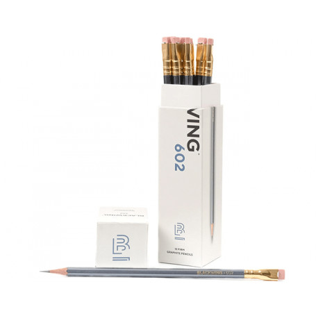 Lápiz Blackwing Palomino 602 Gris Madera de Cedro