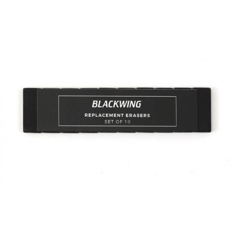 Gomas de Borrar 10 unidades Blackwing Negras