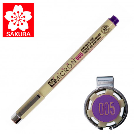 Rotulador Pigma Micron 005 Sakura Púrpura