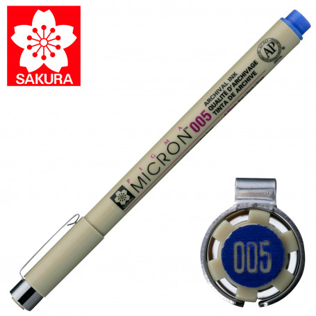 Rotulador Pigma Micron 005 Sakura Azul
