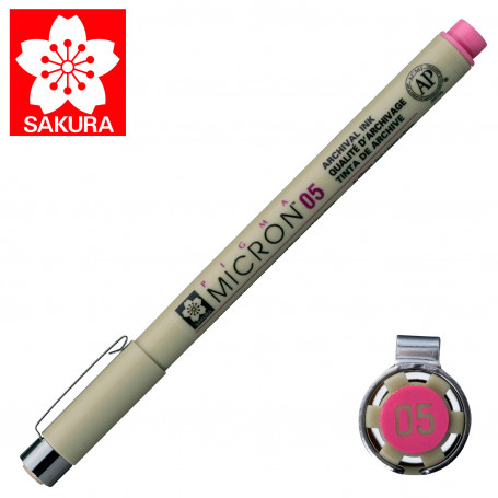 Rotulador Pigma Micron 05 Sakura Rosa