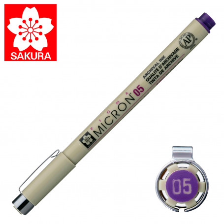Rotulador Pigma Micron 05 Sakura Púrpura