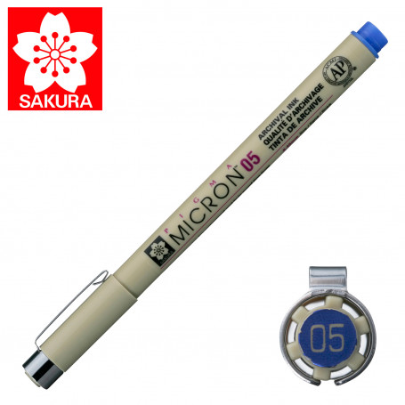 Rotulador Pigma Micron 05 Sakura Azul