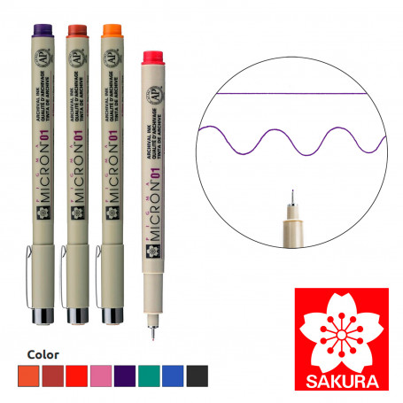 Rotulador Pigma Micron 01 Sakura