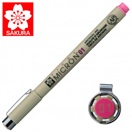 Rotulador Pigma Micron 01 Sakura Rosa
