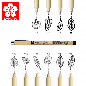 Rotulador Pigma Micron Negro Sakura